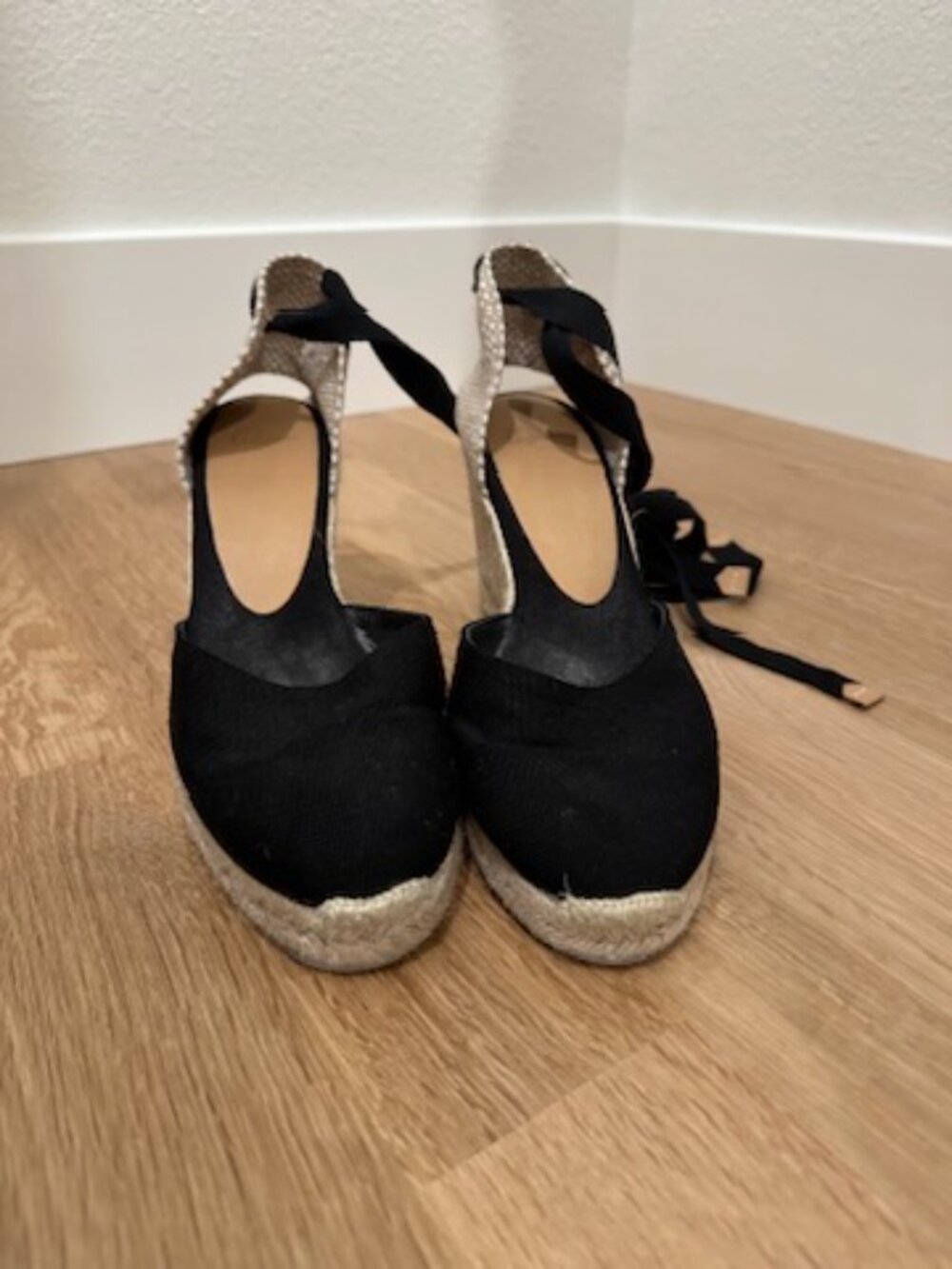 Castaner Espadrilles- Black tie up - Picture 3 of 4